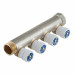 Коллектор Stout (SMB 6851 341204) 3/4 ВР(г) х 4 выхода 1/2 НР(ш) х 3/4 НР(ш) регулируeмый SMB 6851 341204